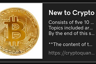 🚨DISCOUNT🚨
Curious about crypto and want to learn more?
