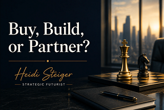 AI Strategy: When to Buy, Build, or Partner? - Heidi Steiger