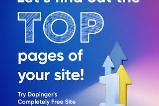 find out top pages of your website