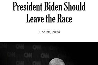 The Media Frenzy & Celebrities Pushing for Ageism Against Joe Biden: Rebels Without a Cause ?