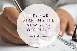 Amir Shemony on Tips for Starting the New Year Off Right | Cincinnati, OH