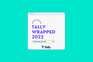 Tally Wrapped 2022