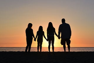 Meditating Together as a Family Welcomes a Mindful Future.