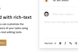 Send Rich Text Tasks and Campaigns at Earn.com