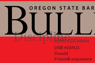 Oregon attorney fabricates evidence