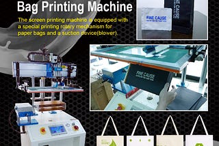 Bag Printing Machine with Automatic Rotary Mechanism