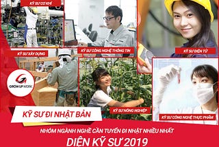 Danh sách ngành nghề tuyển kỹ sư đi Nhật