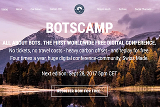 botscamp 4 — unstoppable automation on September 28th, 2017