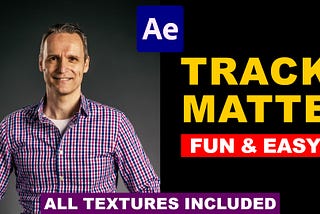 After Effects 2023, how to use Track Mattes and how to be creative. With multiple texture images, applying track mattes and changing blend modes, create a grungy look and feel composition.