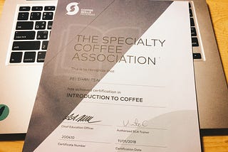 SCA Introduction To Coffee 課程分享