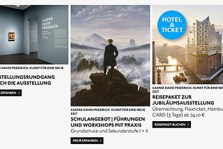 Man sollte die SUVs der Besucher*innen der Caspar-David-Friedrich-Ausstellung zertrümmern