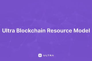 Our Blockchain Resource Model