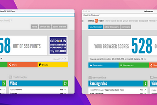 JavaFX WebView vs JxBrowser HTML5 Features