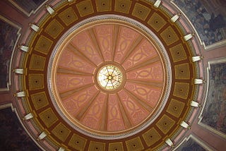 Image of the Rotunda Ceiling from Alabama’s State Capitol Building.