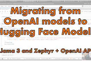 Migrating from OpenAI models to Hugging Face models