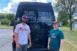 Two Phillies fans visited all 30 MLB Ballparks in 90 days