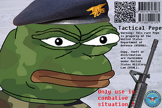 The Pepe Historian Reviews: Tactical Pepe