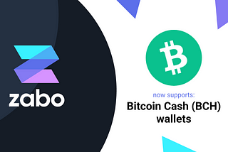 New Zabo integration: Bitcoin Cash self custody wallets