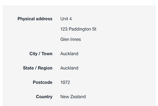 Address Forms and UX