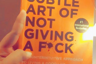 Why you should read subtle art of not giving a f*ck :