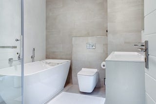 bathroom with heated bathroom floor