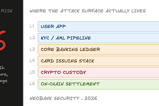 The Neobank Stack: 11 attack surfaces card issuing crypto fintechs ignore.