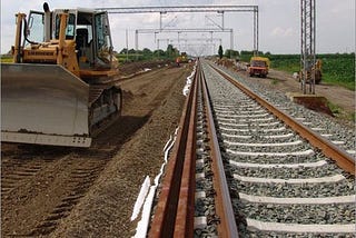 Bulldozer for Railway Construction work