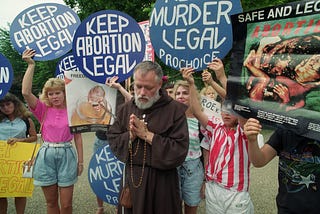 While abortion doctors were being killed, pro-lifers prayed in support of the attackers