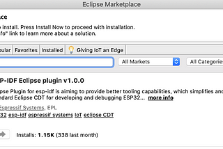Eclipse Plugin for ESP-IDF