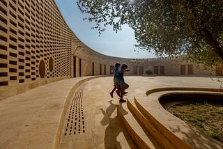 The beautiful building where girls and women can learn