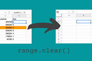 Google Scripts Guide to Clearing Data