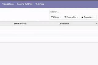 Odoo 12 Setup Outgoing Email dan Tabel pada Database Odoo (Windows 10)