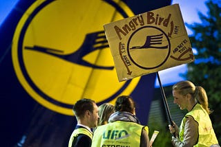 Lufthansa strikes harming the image of the company