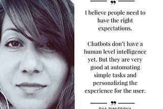 My recent interview on chatbots