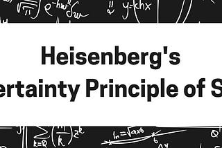Heisenberg’s Uncertainty Principle of Sales