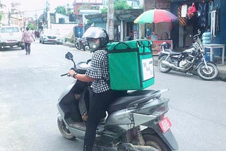 A Day in a life of Delivery driver in Kathmandu