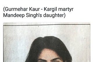 Brainwashed by Modi, Manak Gupta insults daughter of a Martyr
