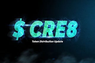 $CRE8 token distribution update, exciting Q2 plans & more!