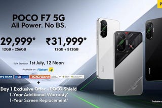 POCO F7 5G Arrives in India: A Deep Dive into Price, Specs, and First Impressions