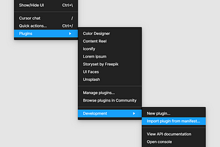 Pop-up menu in figma pages