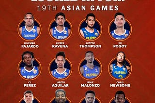 GILAS FINALIZES 12-MAN ROSTER FOR 2023 ASIAN GAMES
