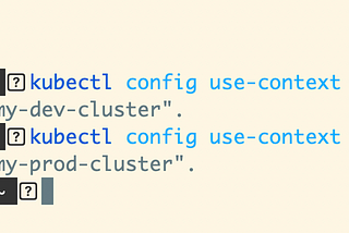 Toggling Kubernetes Context in Fish Shell and bash
