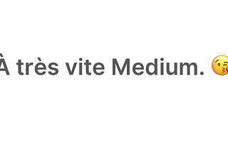 Medium, on se revoit bientôt !
