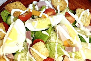 Chef Salad — Romaine Lettuce Salad