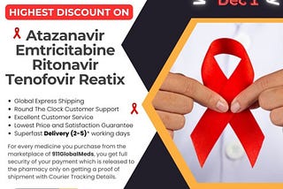 Get Atazanavir Emtricitabine Ritonavir Tenofovir Reatix Online