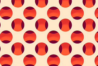 A picture showcasing rhythm in visual design.
