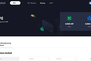 NFT Collectibles Staking Mining on xNFT Protocol