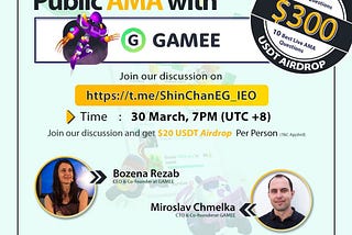 GAMEE AMA Summary Recap with Shin Chan Community