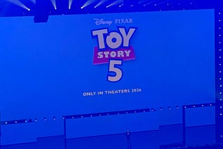 D23 - Toy Story 5 coming in 2026