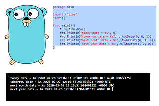 Formatting Date-Time in GO